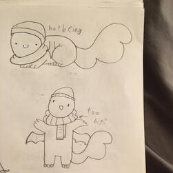 Hat Being, a friend's OC